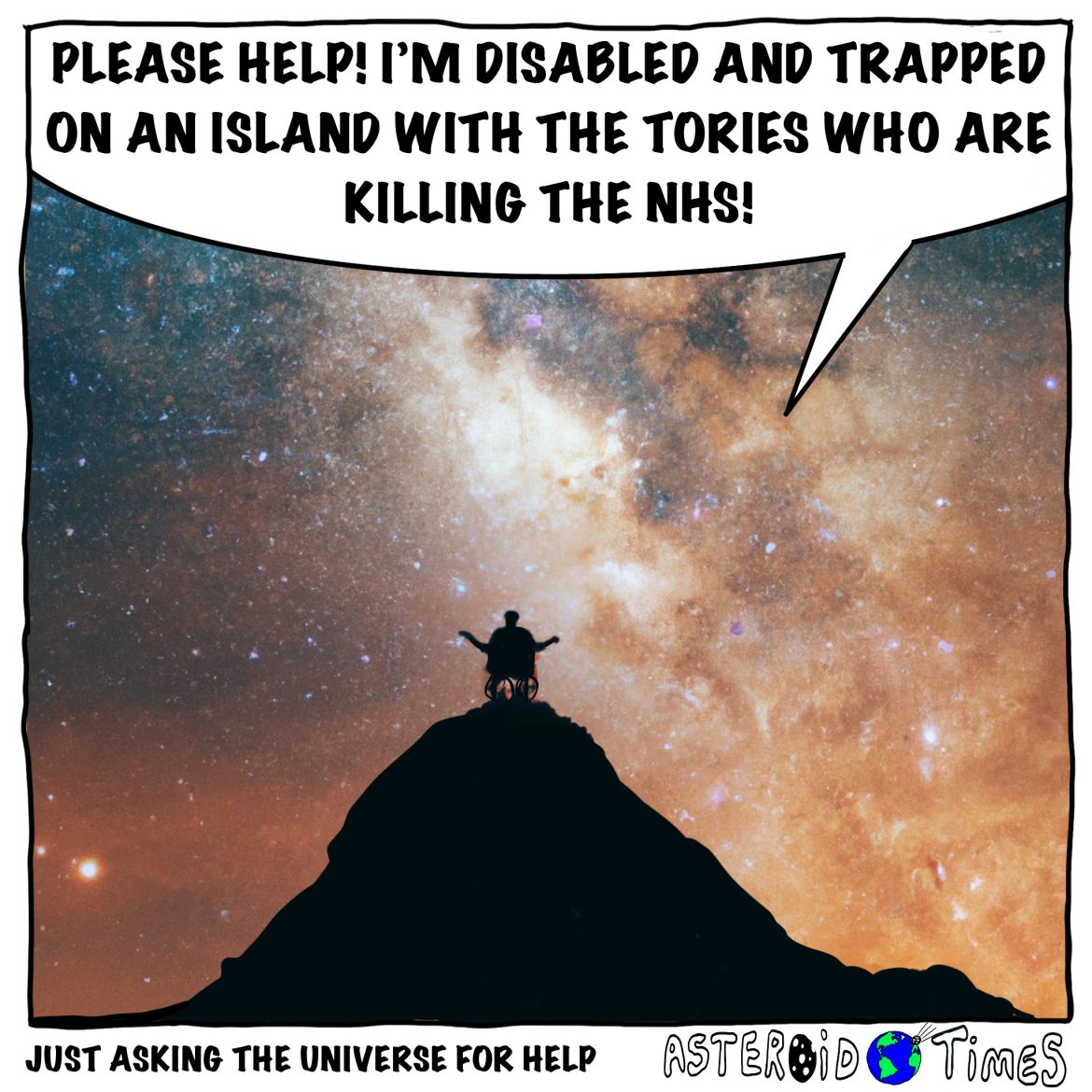 Just asking the universe for help